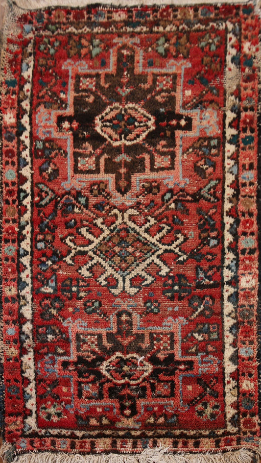 Vintage Gharajeh Persian Rug 2x3