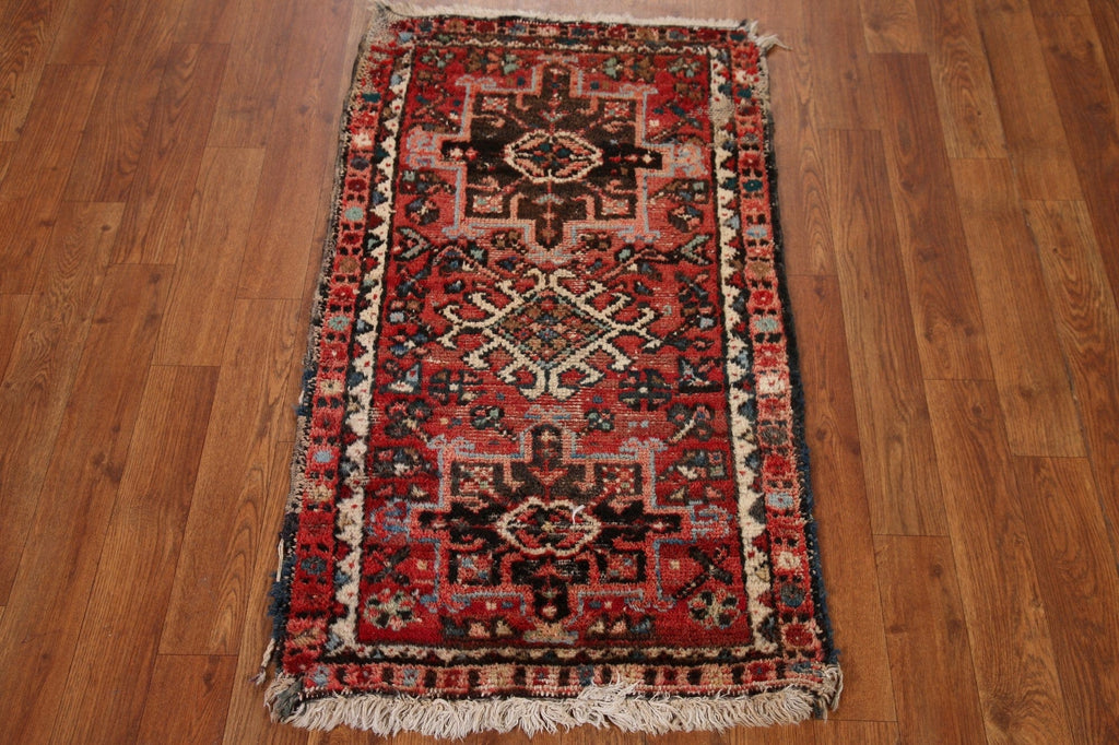 Vintage Gharajeh Persian Rug 2x3