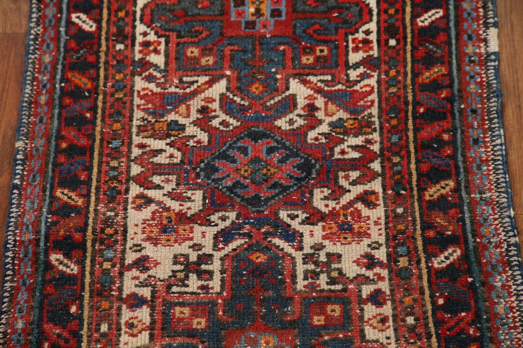 Vegetable Dye Gharajeh Vintage Persian Rug 2x3