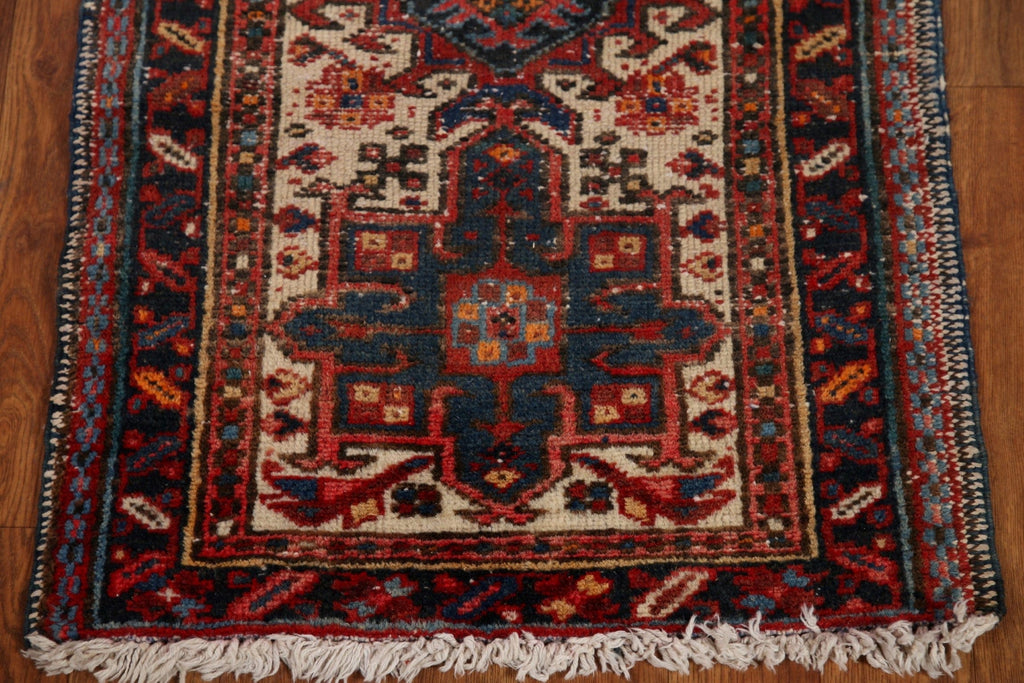 Vegetable Dye Gharajeh Vintage Persian Rug 2x3