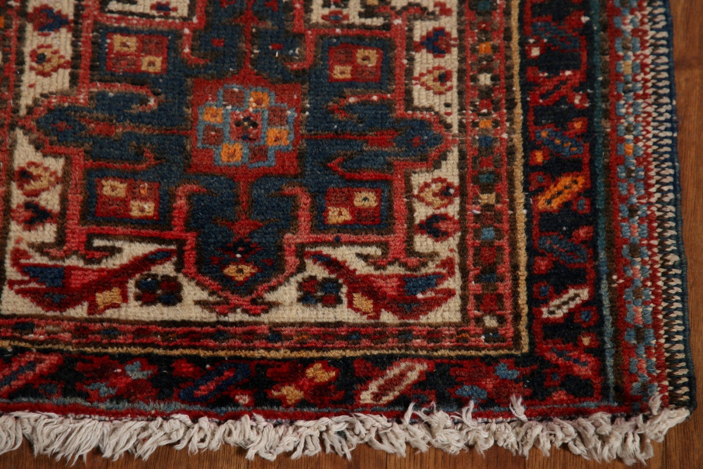 Vegetable Dye Gharajeh Vintage Persian Rug 2x3