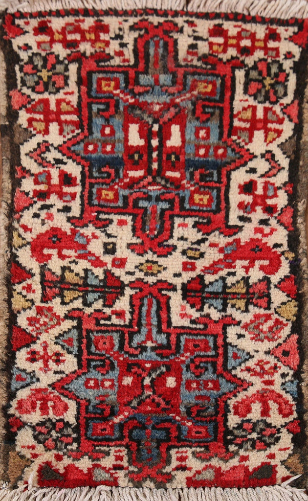 Geometric Gharajeh Persian Wool Rug 2x3