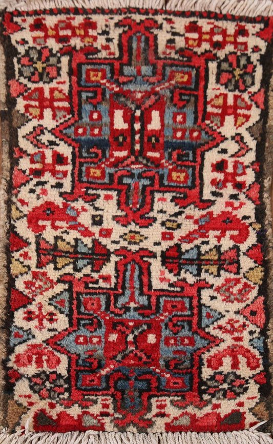 Geometric Gharajeh Persian Wool Rug 2x3