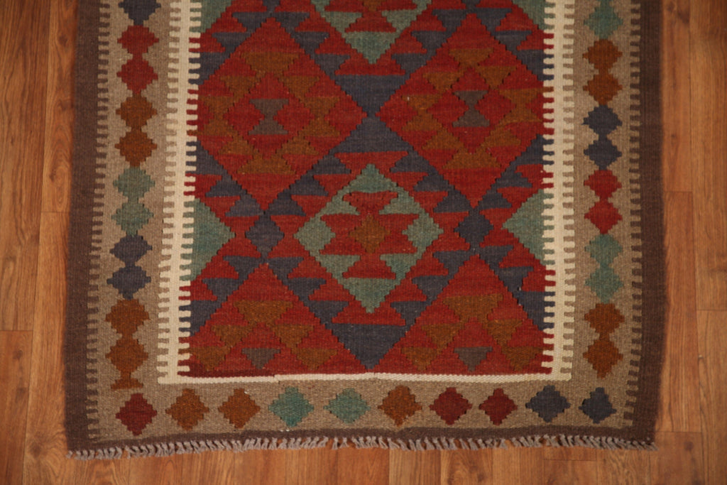 Geometric Kilim Oriental Area Rug 3x5