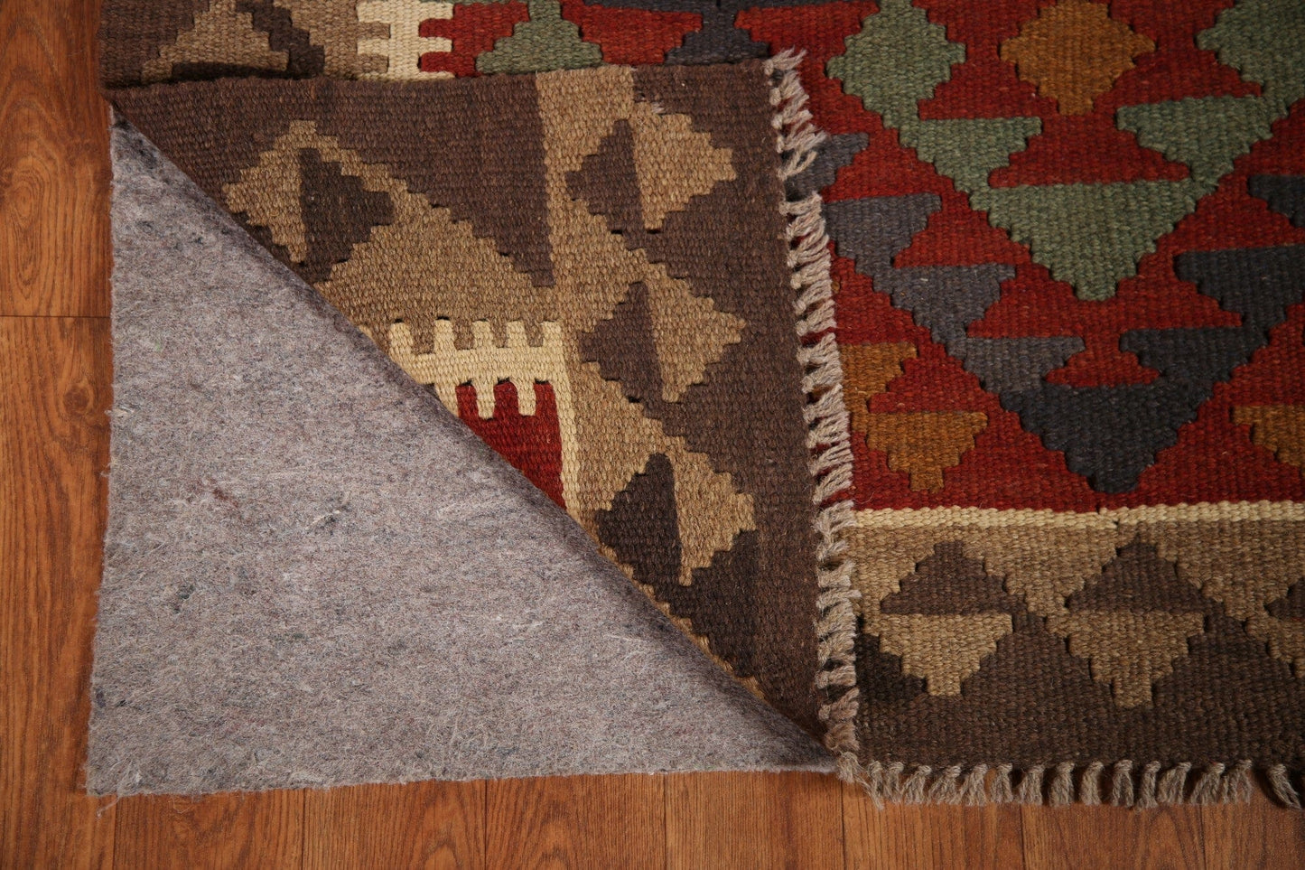 Reversible Wool Kilim Oriental Area Rug 3x5