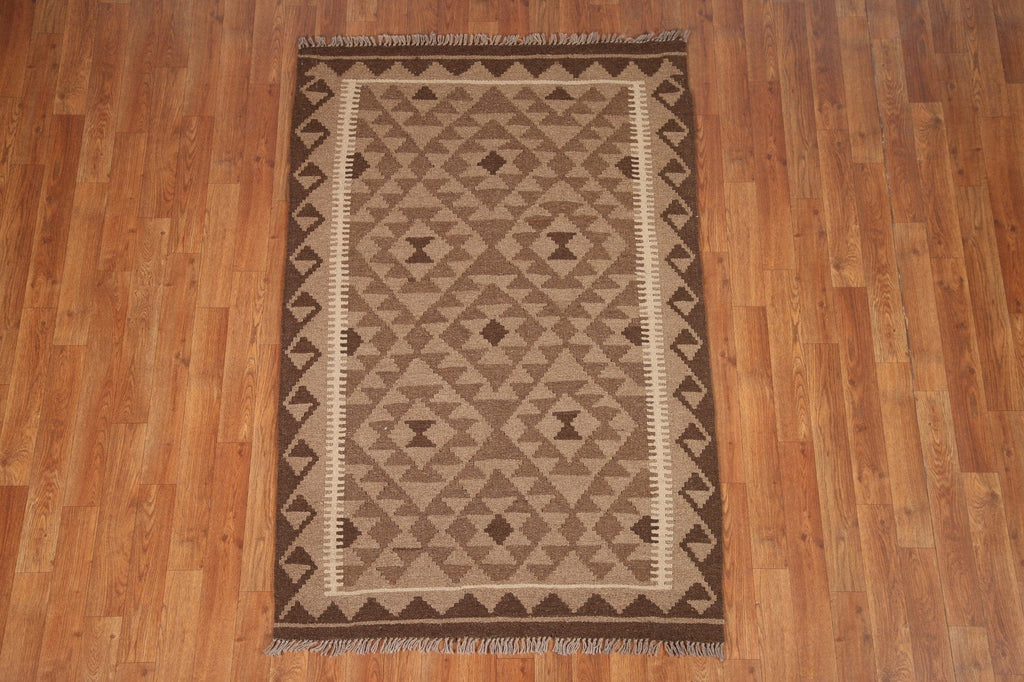 Reversible Kilim Oriental Wool Rug 3x5