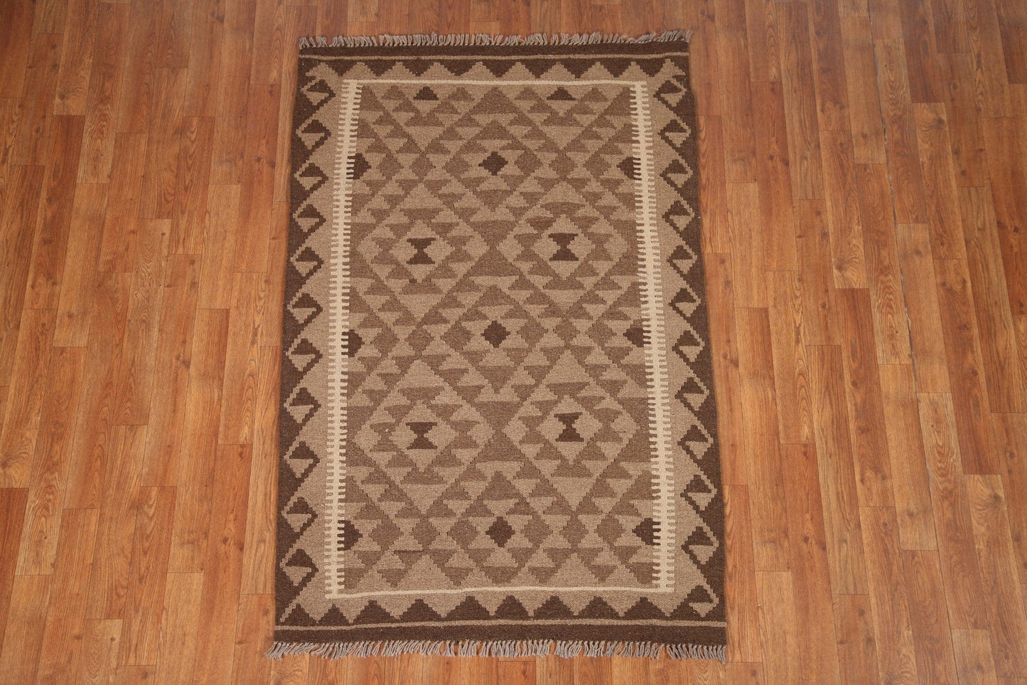 Reversible Kilim Oriental Wool Rug 3x5