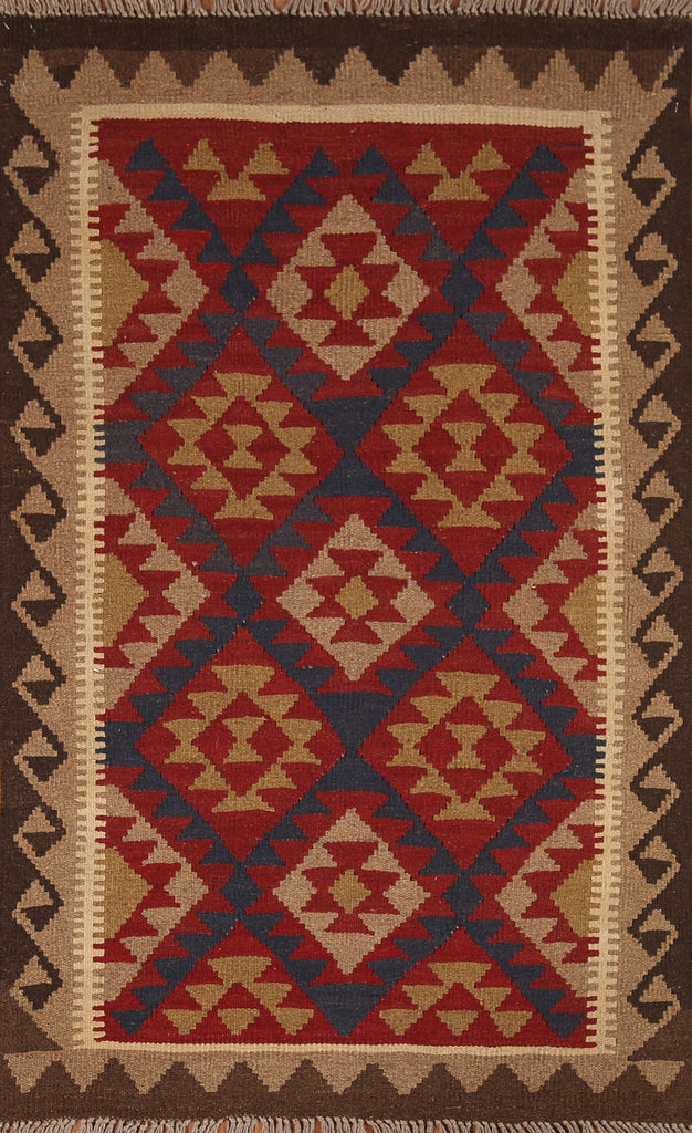 Reversible Kilim Oriental Area Rug 3x5