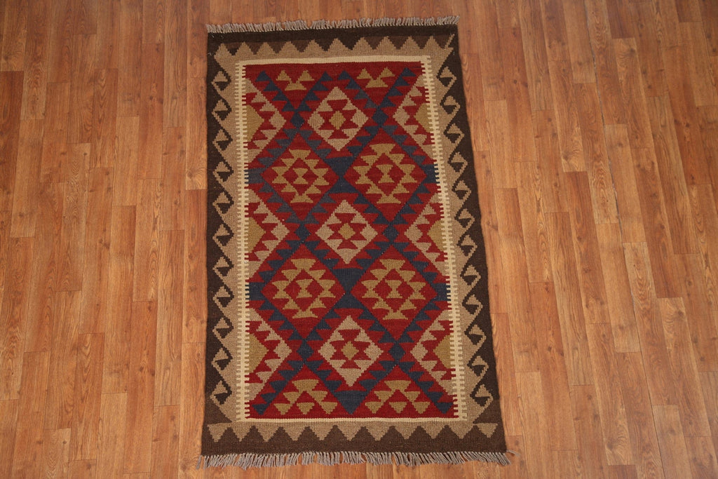 Reversible Kilim Oriental Area Rug 3x5