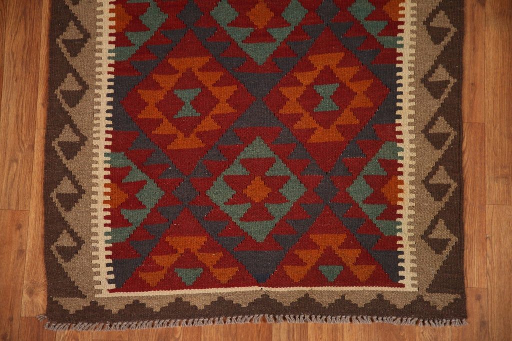 Geometric Kilim Oriental Area Rug 3x5