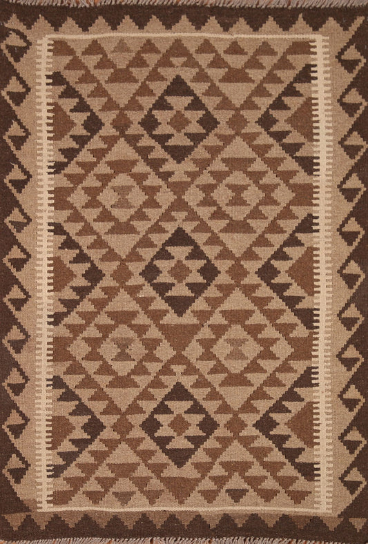 Geometric Kilim Oriental Area Rug 3x5