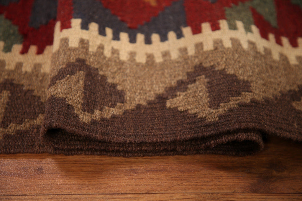 Reversible Wool Kilim Oriental Area Rug 3x5