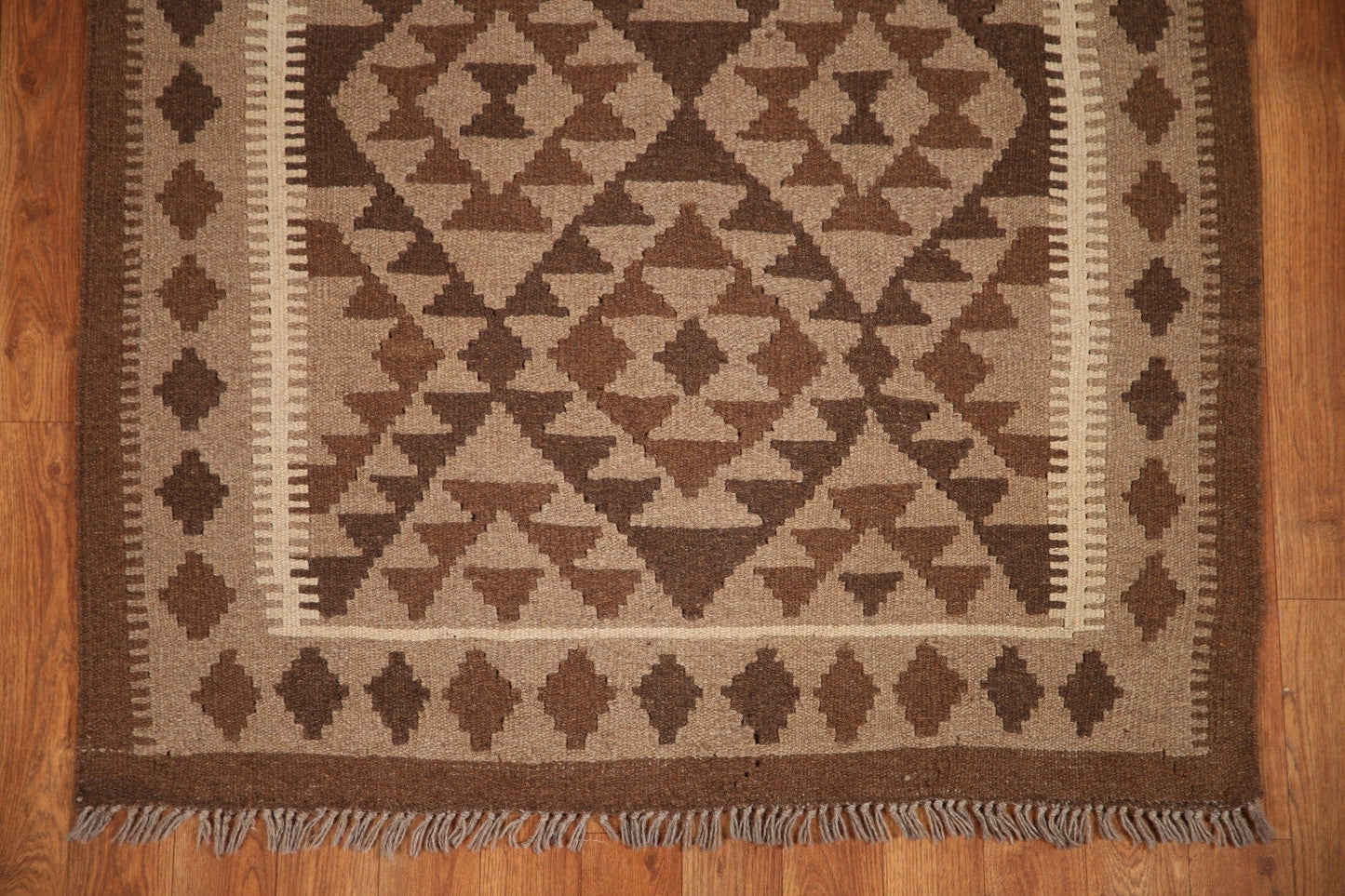 Kilim Reversible Wool Area Rug 3x5