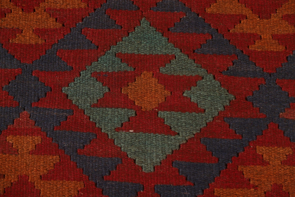 Reversible Wool Kilim Oriental Area Rug 3x5