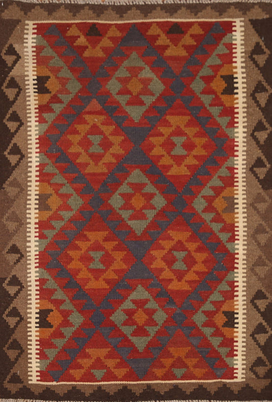 Geometric Kilim Oriental Area Rug 3x5