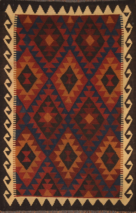 Reversible Kilim Oriental Area Rug 3x5