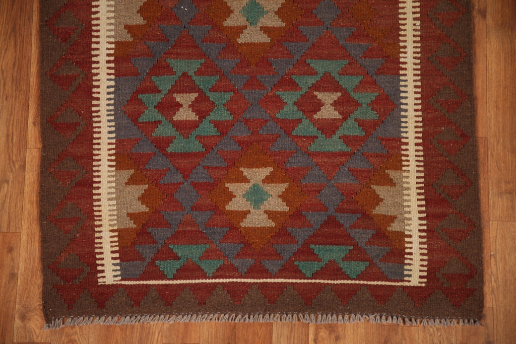 Geometric Kilim Oriental Area Rug 3x5