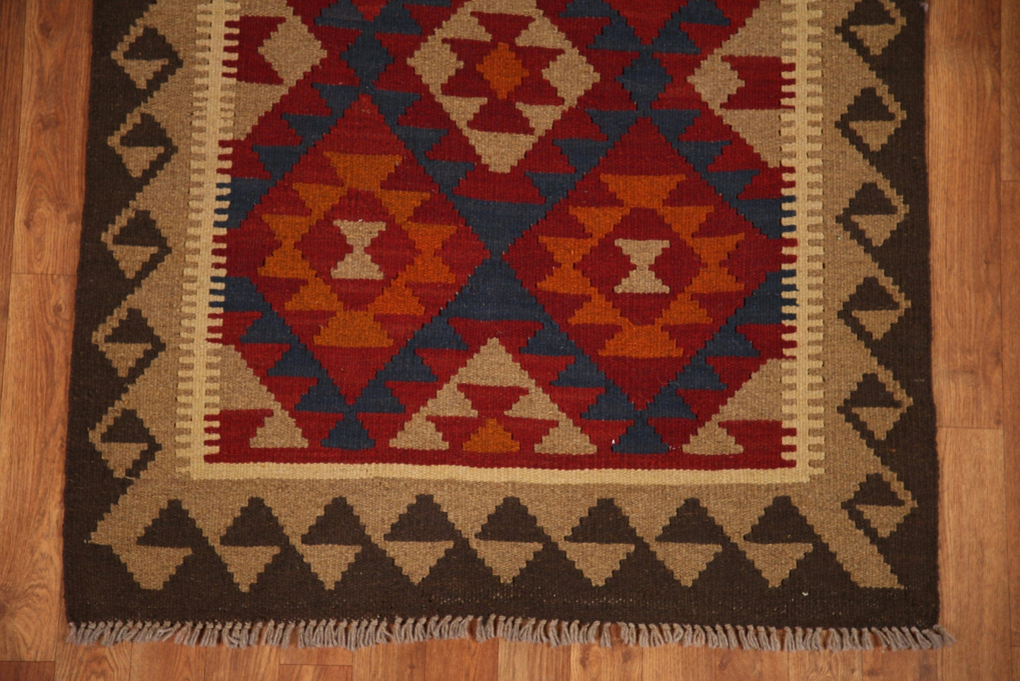 Hand-Woven Kilim Oriental Area Rug 3x5