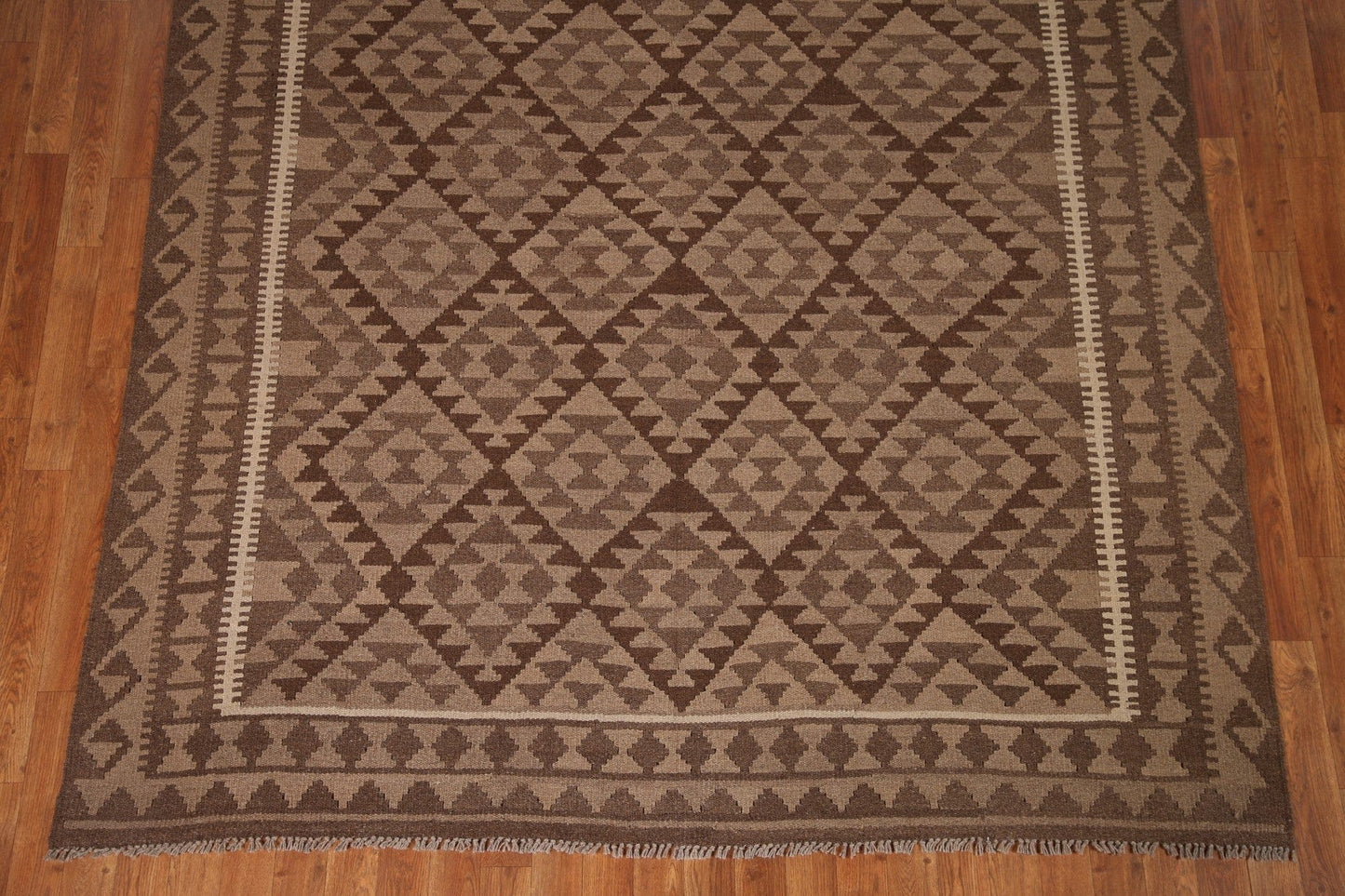 Reversible Wool Kilim Oriental Area Rug 7x10