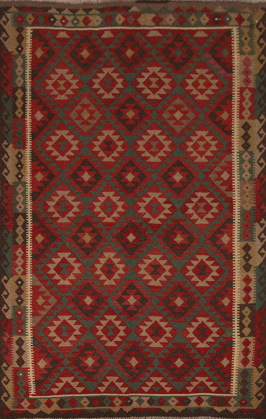 Geometric Kilim Oriental Area Rug 7x9