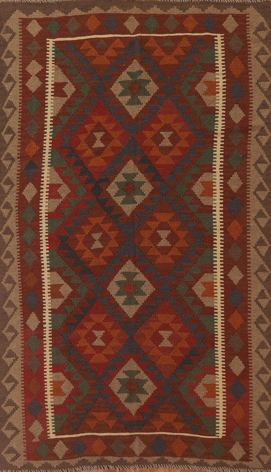 Geometric Kilim Reversible Area Rug 5x8