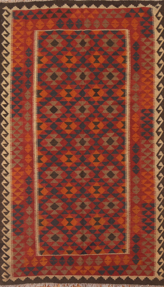 Geometric Kilim Oriental Area Rug 5x8