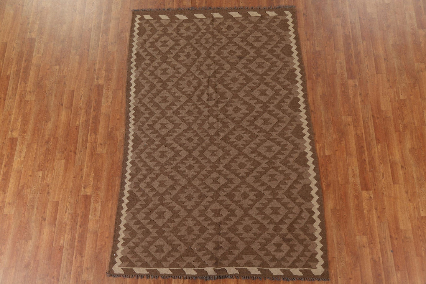 Geometric Kilim Reversible Area Rug 5x8