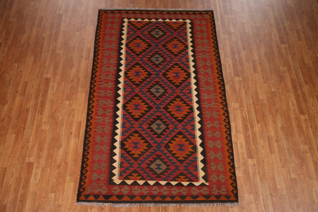 Geometric Kilim Reversible Area Rug 5x8