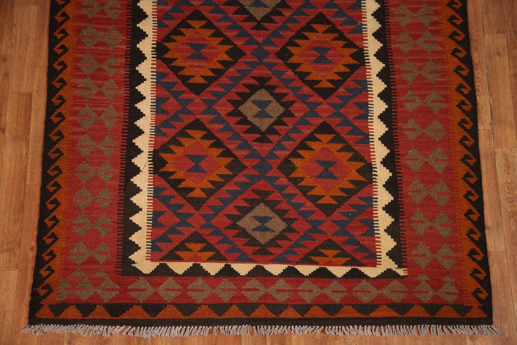 Geometric Kilim Reversible Area Rug 5x8