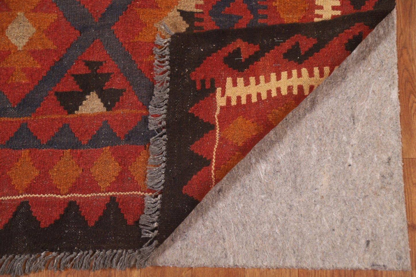Reversible Wool Kilim Oriental Area Rug 6x10