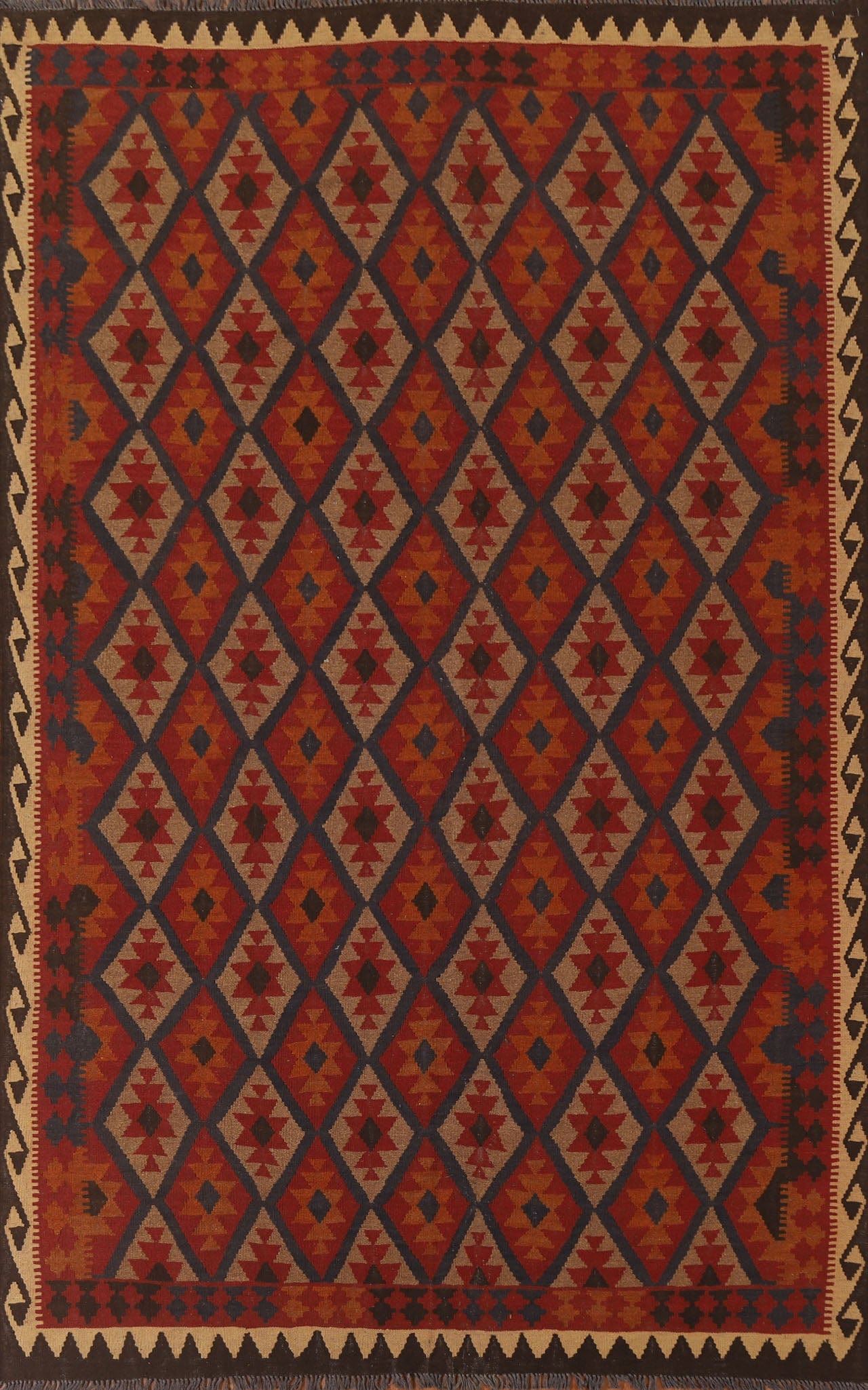 Reversible Kilim Oriental Area Rug 7x10