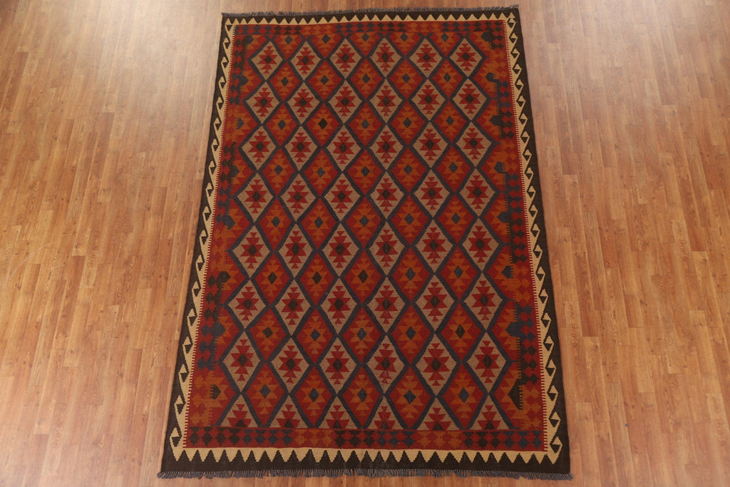 Reversible Kilim Oriental Area Rug 7x10