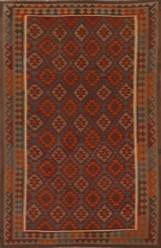 Multi-Color Kilim Oriental Area Rug 7x10