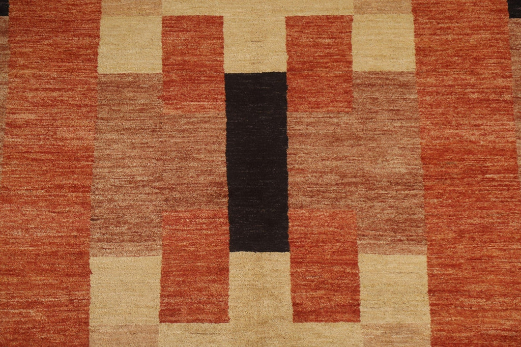 Modern Gabbeh Vegetable Dye Area Rug 6x8