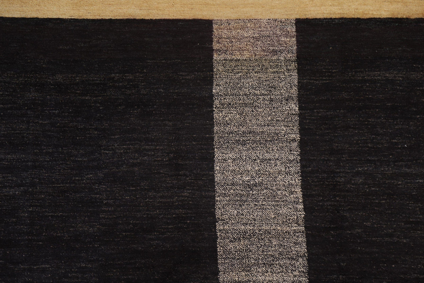 Black Modern Gabbeh Oriental Area Rug 6x8