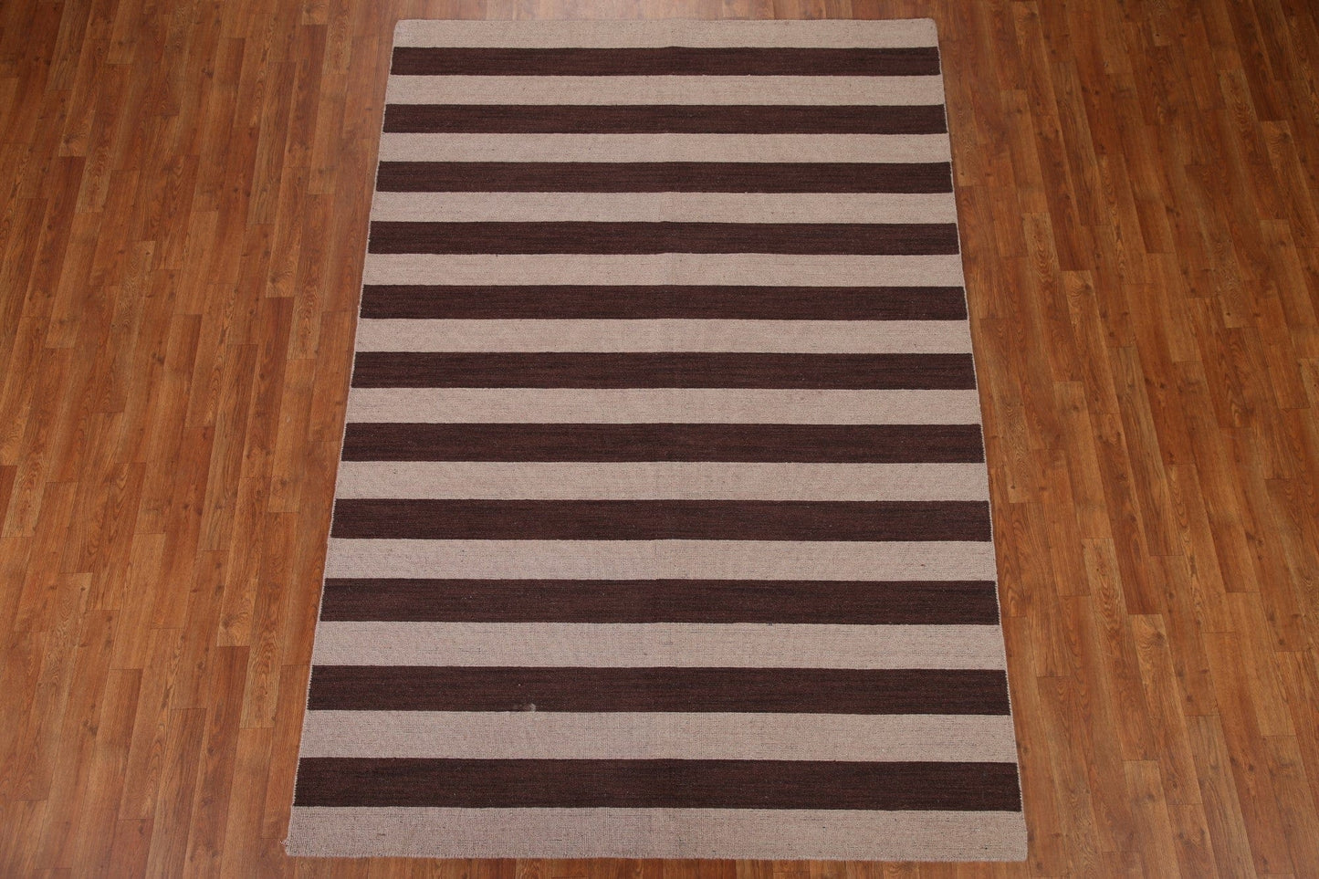 Striped Gabbeh Modern Area Rug 6x8