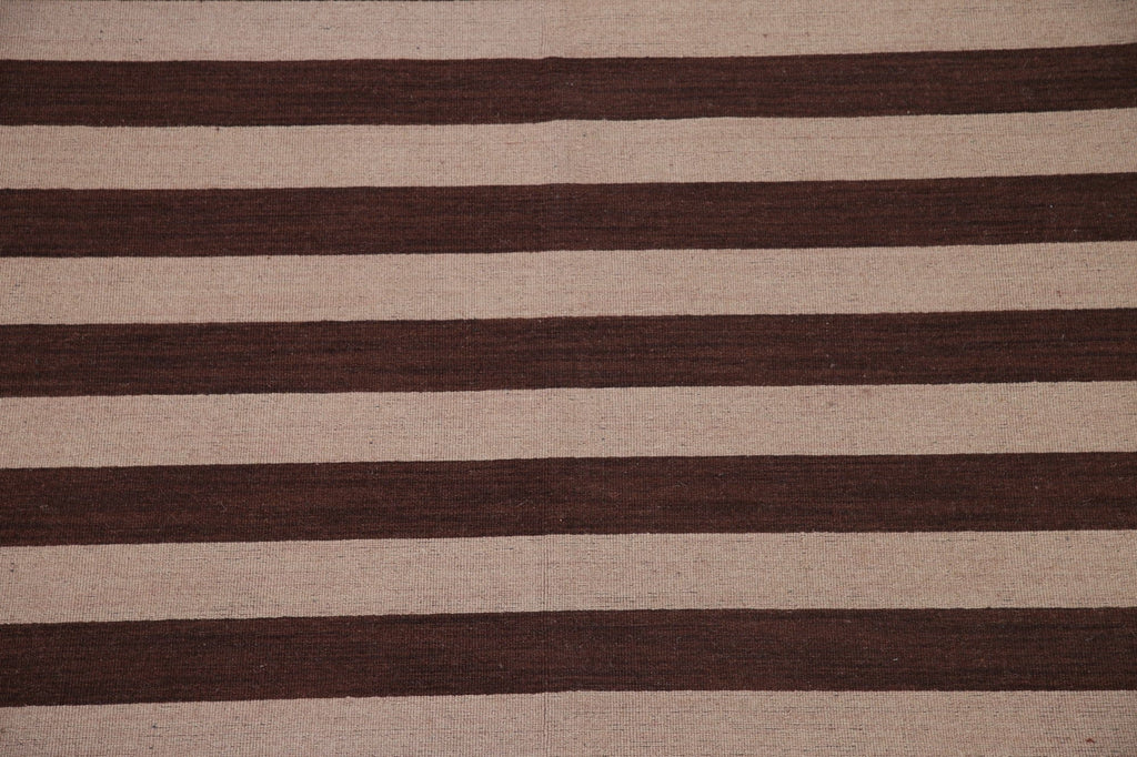 Striped Gabbeh Modern Area Rug 6x8