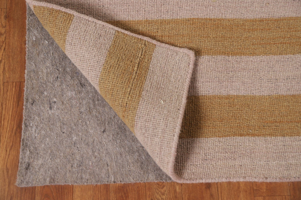Striped Modern Gabbeh Wool Area Rug 6x10