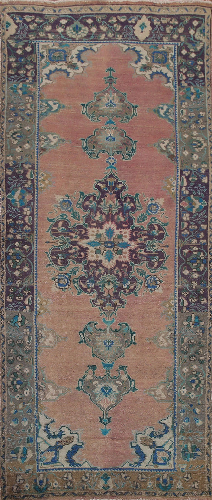 Vintage Ardebil Persian Runner Rug 4x10