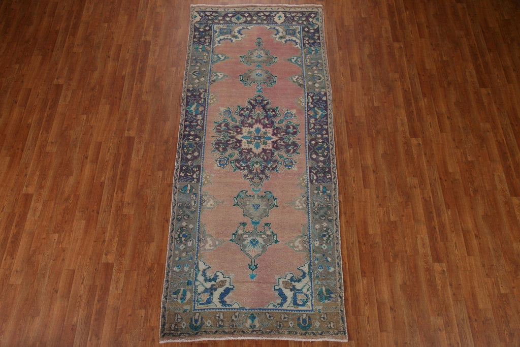 Vintage Ardebil Persian Runner Rug 4x10