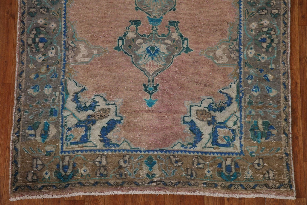 Vintage Ardebil Persian Runner Rug 4x10