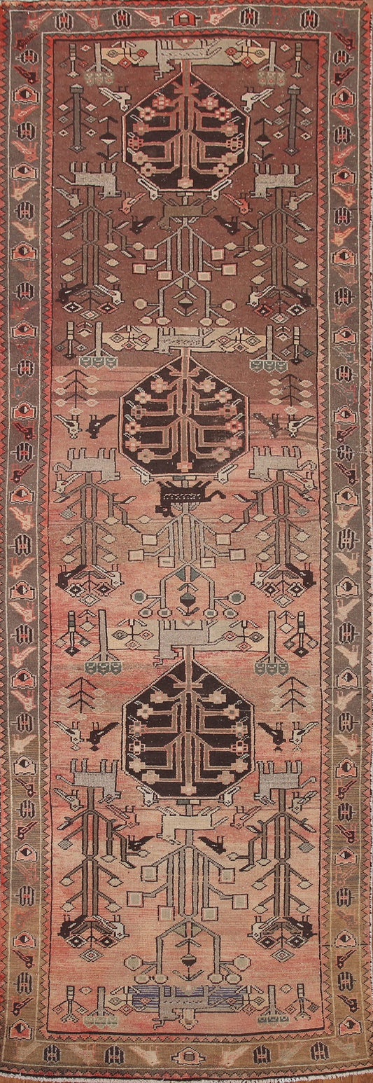 Geometric Ardebil Persian Runner Rug 3x10