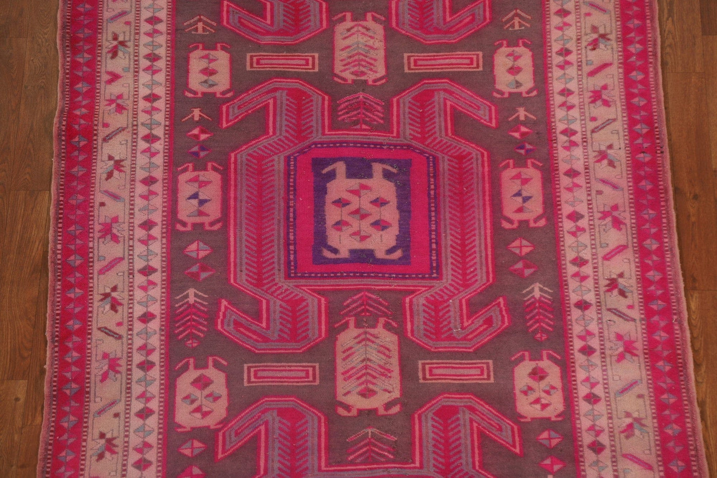 Vintage Ardebil Persian Runner Rug 4x9