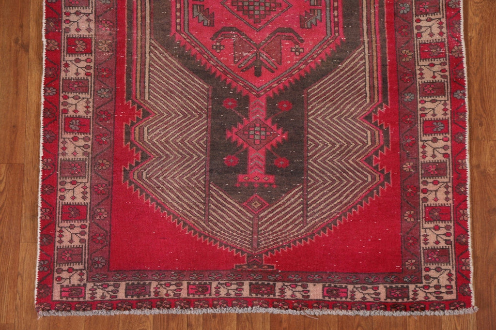 Handmade Ardebil Persian Runner Rug 4x13