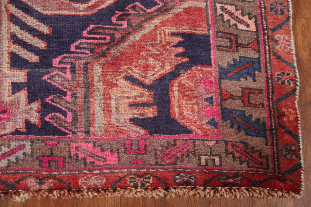 Handmade Wool Ardebil Persian Runner Rug 4x12