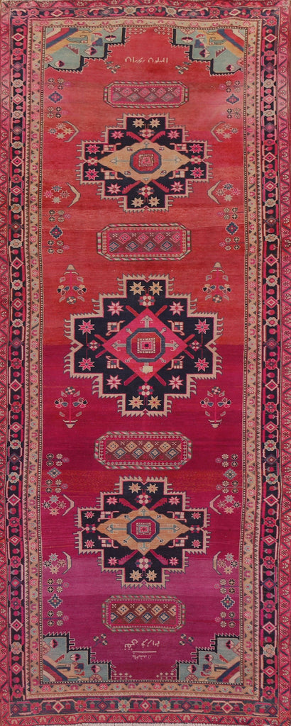 Vintage Ardebil Persian Runner Rug 5x13