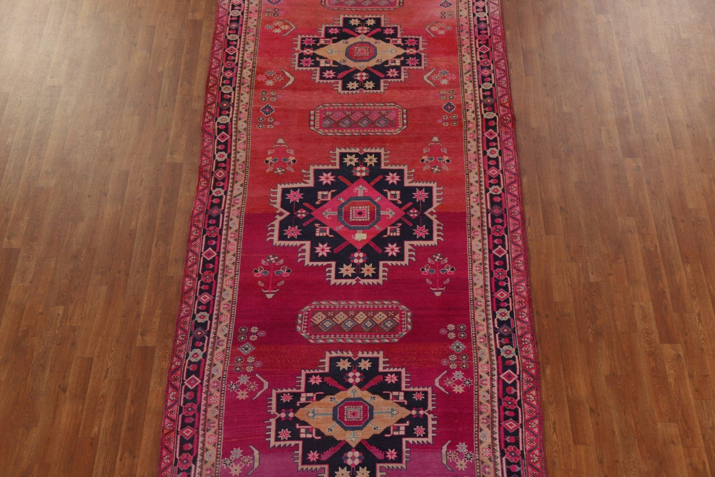 Vintage Ardebil Persian Runner Rug 5x13