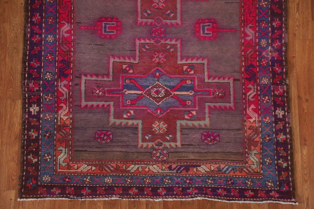 Handmade Wool Ardebil Persian Runner Rug 4x13