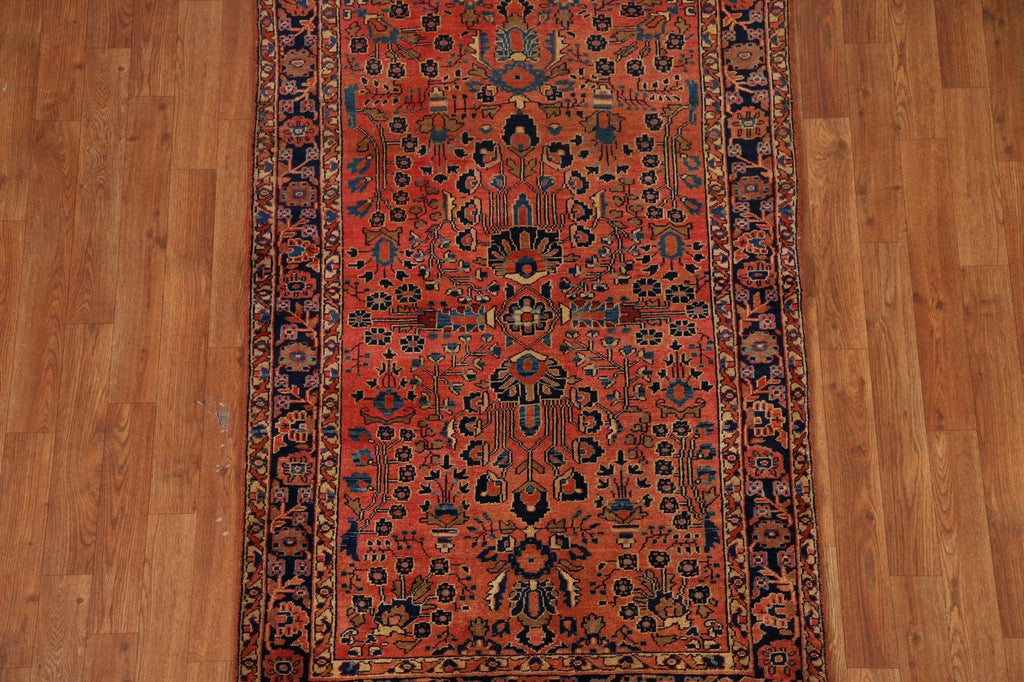 Antique Vegetable Dye Sarouk Mohajeran Persian Rug 3x5