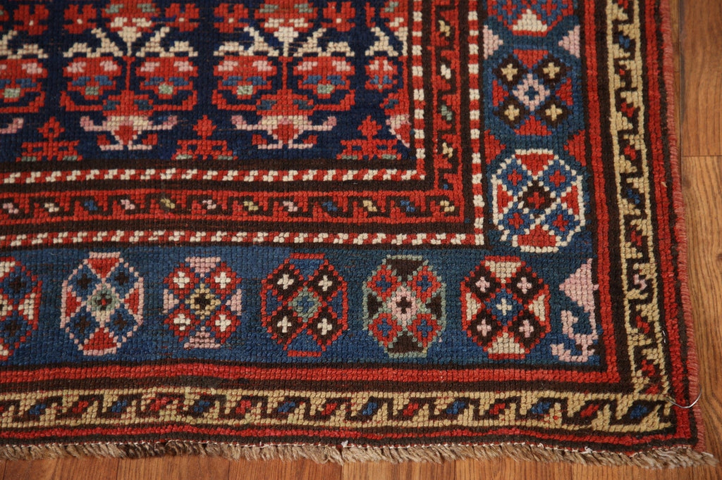 Pre-1900 Antique Vegetable Dye Karabakh Runner Rug 3x13